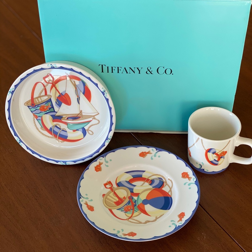 TIFFANY & Co. “Seashore” child set .